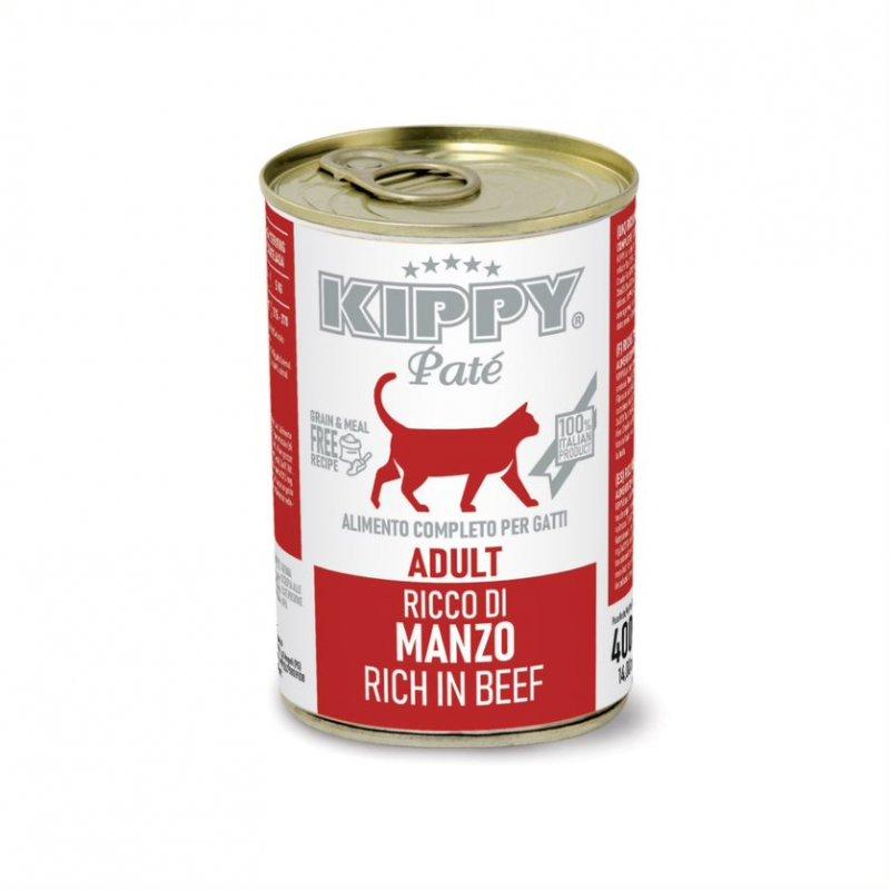 Kippy Adult Cat Pate Beef — паштет із яловичиною для дорослих кішок, 400 г