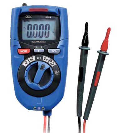 Мультиметр цифровий CEM DT-218, фото 1