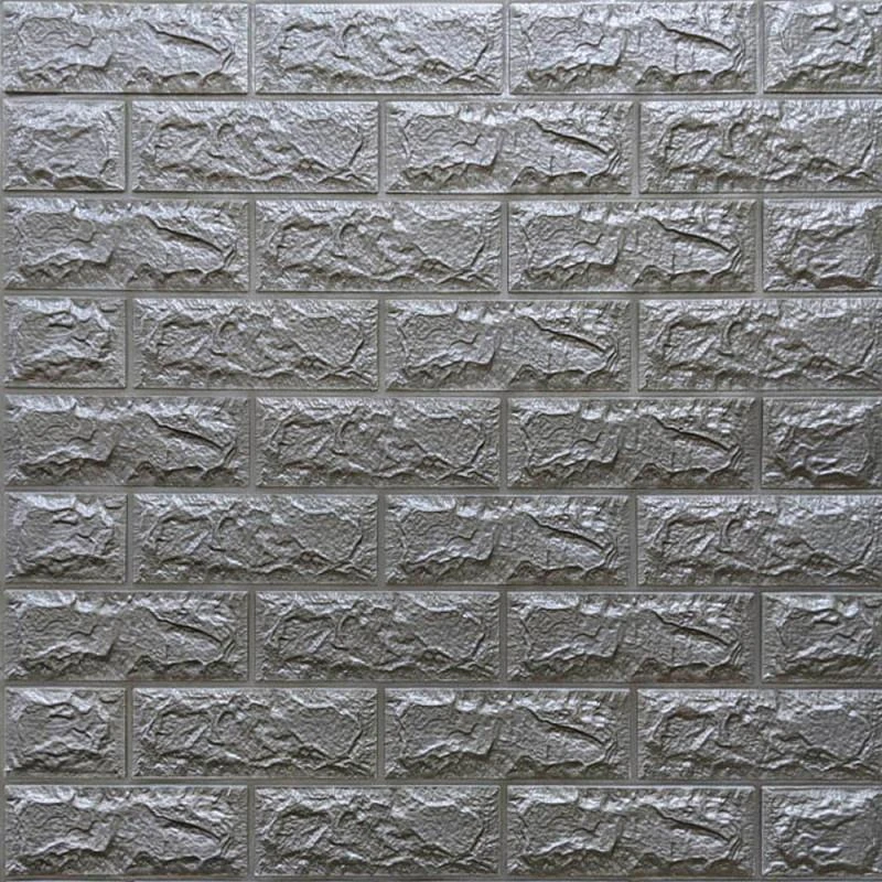 Панель стінова 3D 700х700х8мм OS-CB05-8 Silver, фото 1