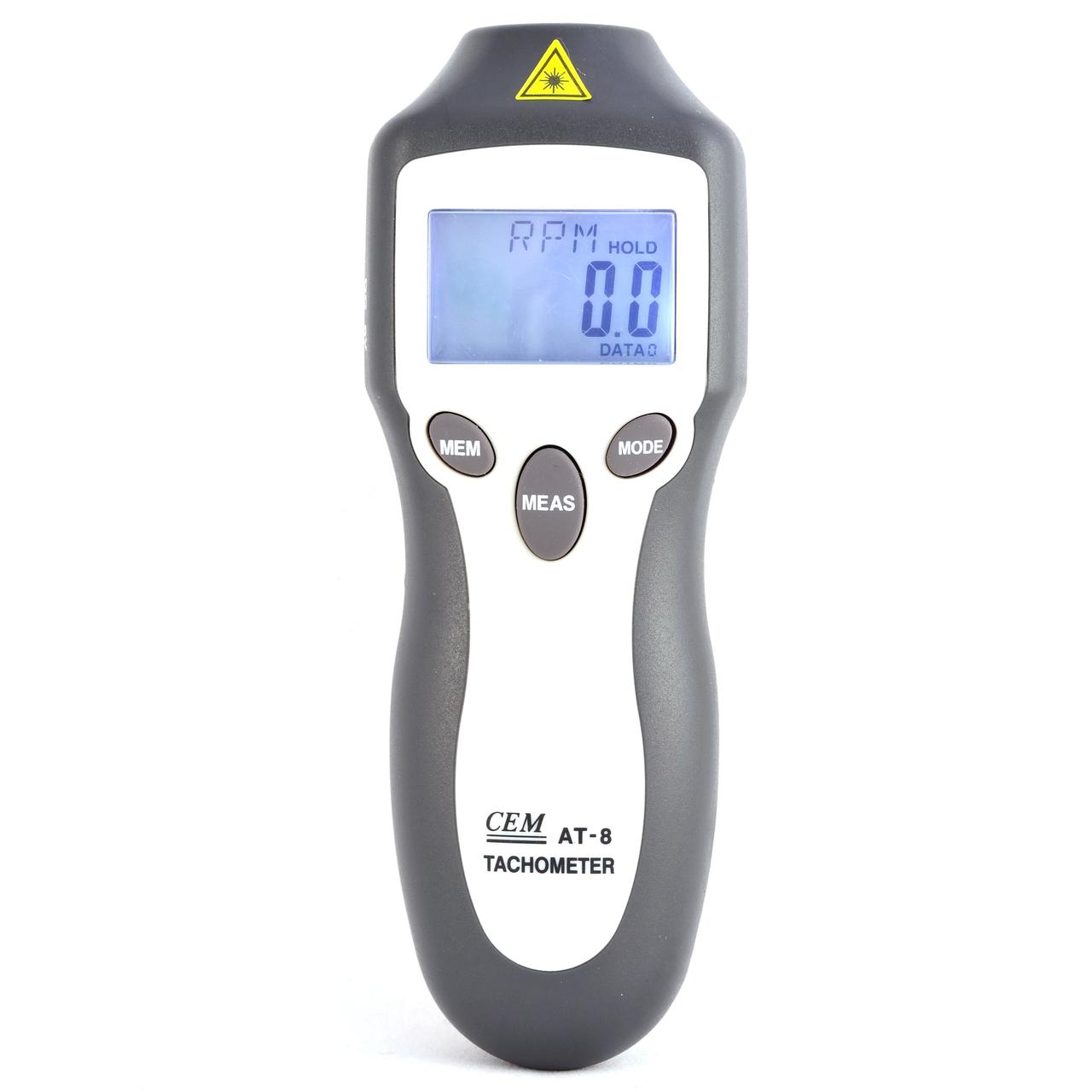 Тахометр оптичний/контактний (2 в 1) CEM AT-8