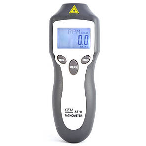 Тахометр оптичний/контактний (2 в 1) CEM AT-8, фото 1