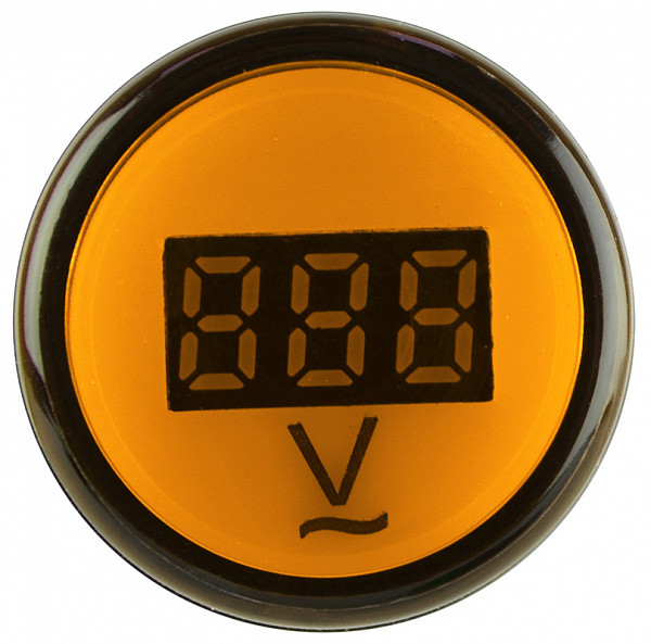 Цифровой измеритель напряжения AD22-22DVM AC 80-500V (желтый) A0190010012 - фото 1 - id-p1633309314