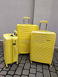 Чемодан MILANO 024 Єгипет комплекти валізи чемоданы сумки на колесах поліпропілен різних розмірів, фото 5