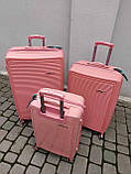 Чемодан MILANO 024 Єгипет комплекти валізи чемоданы сумки на колесах поліпропілен різних розмірів, фото 6