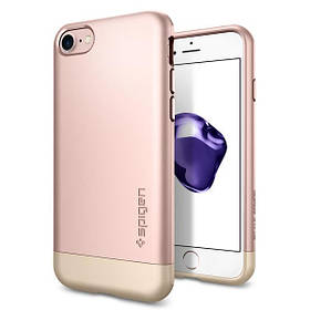 Чехол Spigen для iPhone SE 2022/ 2020/ 8/ 7, Style Armor, Rose Gold (042CS20517)