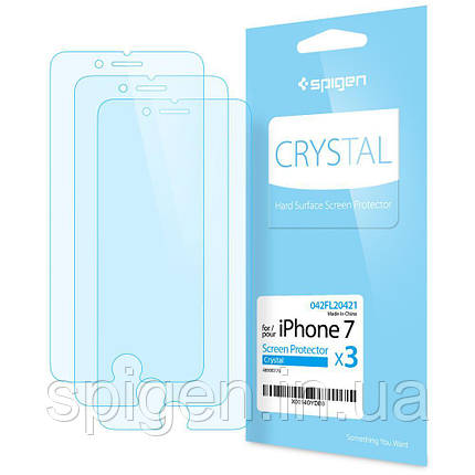 Захисна плівка Spigen для iPhone 8/7 глянець, 3 шт (042FL20421), фото 1