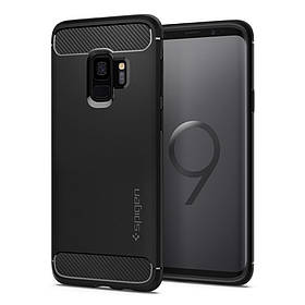 Чохол Spigen для Samsung Galaxy S9 Rugged Armor, Black (592CS22834)