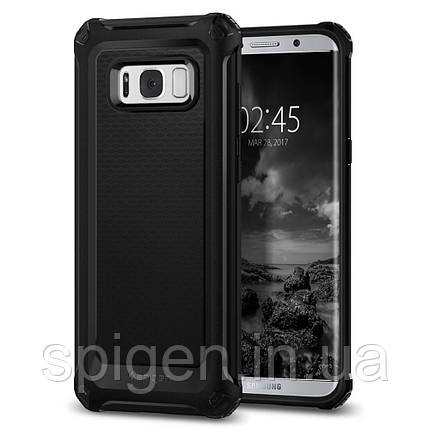 Чохол Spigen для Samsung Galaxy S8 Plus Rugged Armor Extra, Black (571CS21276), фото 1