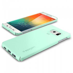 Чохол Spigen для Samsung Galaxy S6 Edge Plus Thin Fit, Mint (SGP11696), фото 3