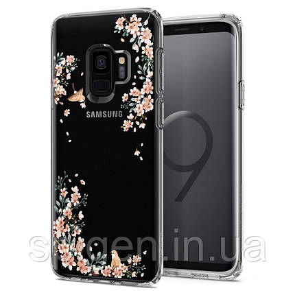 Чохол Spigen для Samsung Galaxy S9 Liquid Crystal Blossom, Nature (592CS22828), фото 1