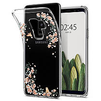 Чохол Spigen для Samsung Galaxy S9 Plus Liquid Crystal Blossom, Nature (593CS22915), фото 6