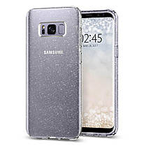 Чохол Spigen для Samsung Galaxy S8 Plus Liquid Crystal Glitter, Crystal Quartz (571CS21669), фото 5