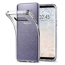 Чохол Spigen для Samsung Galaxy S8 Plus Liquid Crystal Glitter, Crystal Quartz (571CS21669), фото 6