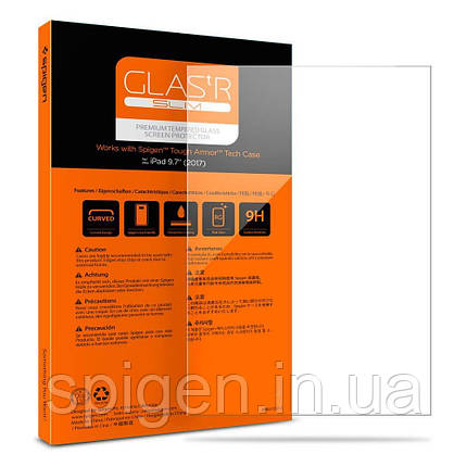 Захисне скло Spigen для чохла Tough Armor Tech iPad 9.7" (2017) (053GL22777), фото 1
