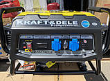 Генератор бензиновий із мідною обмоткою KRAFT&DELE 3.8 кВт 7.0 л., фото 2