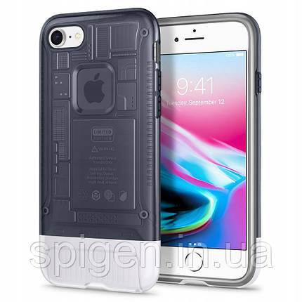 Чохол Spigen для iPhone 8 /7 Classic C1, Graphite (054CS24404), фото 1