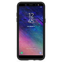Чехол Spigen для Samsung Galaxy A6 (2018) Liquid Air, Matte Black (596CS24093), фото 3