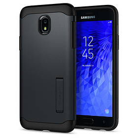 Чехол Spigen для Samsung Galaxy J7 (2018) Slim Armor, Metal Slate (595CS24020)