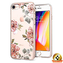 Чехол Spigen для iPhone SE 2022/ 2020/ 8/ 7 Liquid Crystal Aquarelle, Rose (054CS22619), фото 5