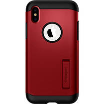 Чохол Spigen для iPhone XS/X Slim Armor, Merlot Red (063CS25138), фото 4
