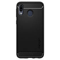 Чохол Spigen для Samsung Galaxy M20 Rugged Armor, Black (610CS25968), фото 6