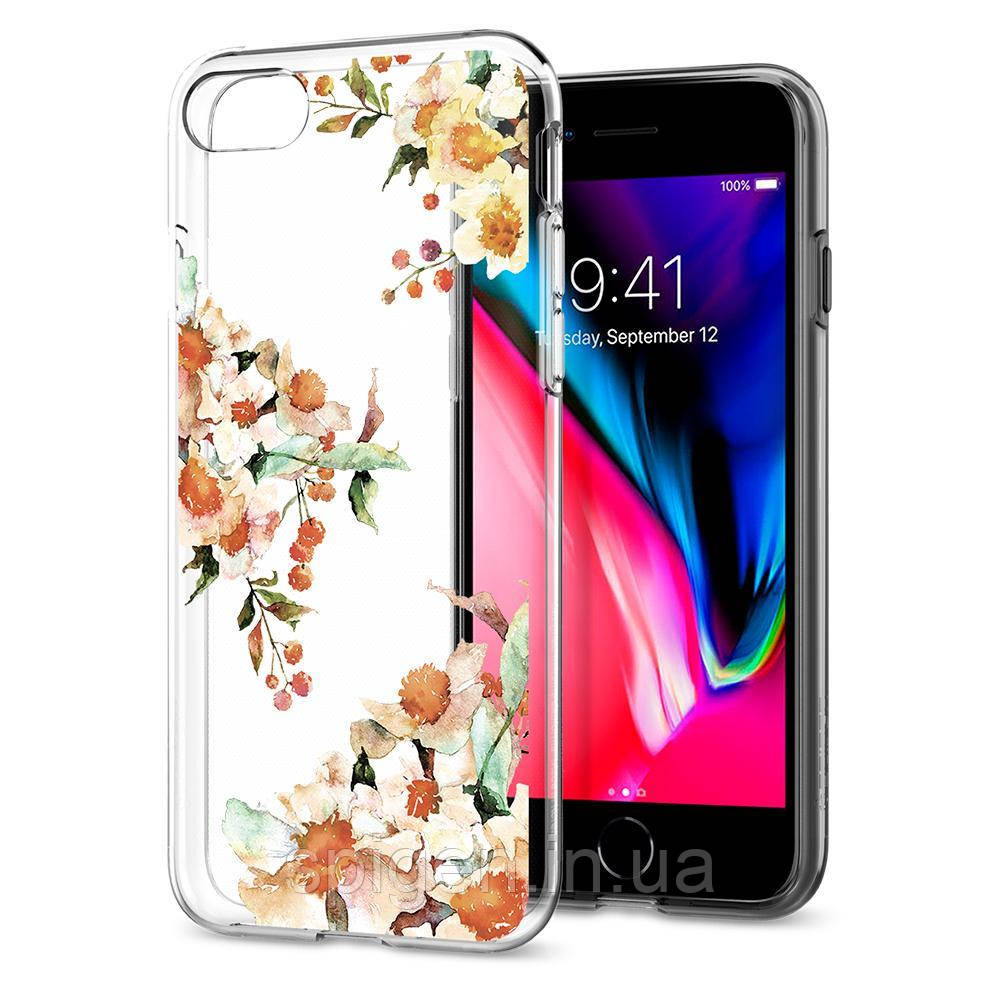 Чехол Spigen для iPhone SE 2022/ 2020/ 8/ 7 Liquid Crystal Aquarelle, Primrose (054CS22783)