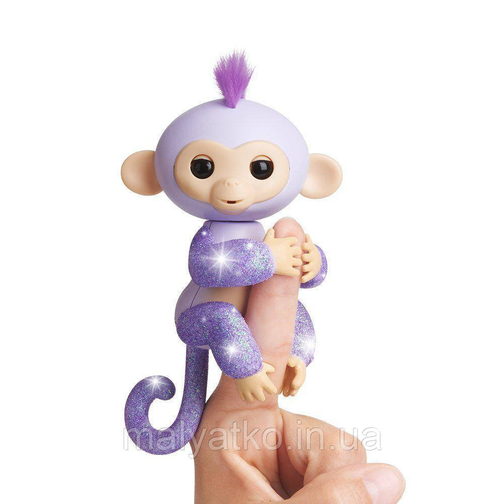 WowWee Fingerlings Glitter Kiki Блискуча мавпочка інтерактивна ручна