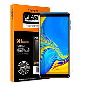 Захисне скло Spigen для Samsung Galaxy A7 (2018) GLAS.tR SLIM HD (608GL25987)