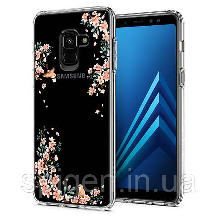 Чохол Spigen для Samsung Galaxy A8 (2018) Liquid Crystal Blossom, Nature (590CS22750), фото 1