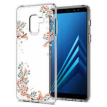 Чохол Spigen для Samsung Galaxy A8 (2018) Liquid Crystal Blossom, Nature (590CS22750), фото 4