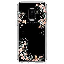 Чохол Spigen для Samsung Galaxy A8 (2018) Liquid Crystal Blossom, Nature (590CS22750), фото 5