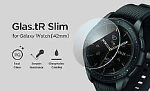 Захисне скло Spigen для Samsung Galaxy Watch (42mm) GLAS.tR Slim, 3шт (600GL25075), фото 6