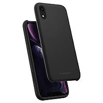 Чохол Spigen для iPhone XR Silicone Fit, Black (064CS25652), фото 3