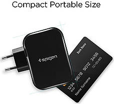 Мережевий блок Spigen Essential 4-Port USB Wall Charger F401, Black (000AD23962), фото 4