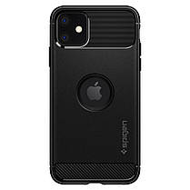 Чохол Spigen для iPhone 11 Rugged Armor, Black (076CS27183), фото 5