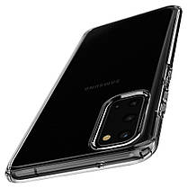 Чохол Spigen для Samsung Galaxy S20 Liquid Crystal, Crystal Clear (ACS00789), фото 6