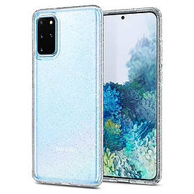 Чохол Spigen для Samsung S20 Plus Liquid Crystal Glitter, Crystal Quartz (ACS00752)
