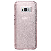 Чохол Spigen для Samsung Galaxy S8 Plus Liquid Crystal Glitter, Rose Quartz (571CS21667), фото 3