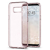 Чохол Spigen для Samsung Galaxy S8 Plus Liquid Crystal Glitter, Rose Quartz (571CS21667), фото 5