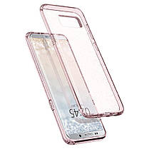 Чохол Spigen для Samsung Galaxy S8 Plus Liquid Crystal Glitter, Rose Quartz (571CS21667), фото 6