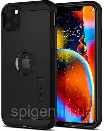 Чохол Spigen для iPhone 11 Pro Max Tough Armor, Black (075CS27142), фото 1