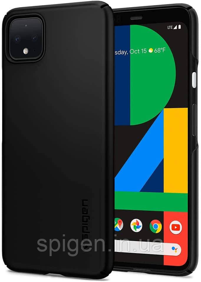 Чохол Spigen для Google Pixel 4XL Thin Fit, Black (F25CS27545)