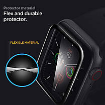 Захисне скло spigen для Apple Watch 4/5/6/SE (44 mm) EZ FiT, Pro Flex (в пакованні 2 шт.) (AFL00922), фото 3