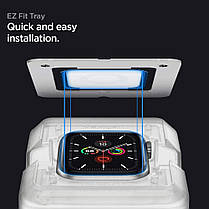 Захисне скло spigen для Apple Watch 4/5/6/SE (44 mm) EZ FiT, Pro Flex (в пакованні 2 шт.) (AFL00922), фото 6