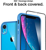 Чохол Spigen для iPhone XR Ultra Hybrid 360, Blue (+ захисне скло) (064CS25349), фото 4