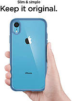Чохол Spigen для iPhone XR Ultra Hybrid 360, Blue (+ захисне скло) (064CS25349), фото 6