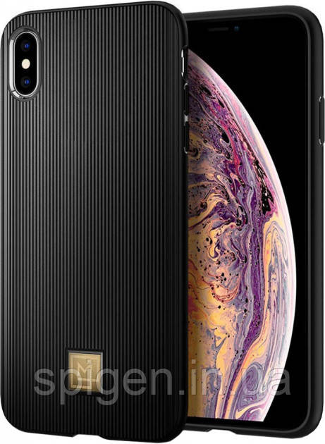 Чехол Spigen для iPhone XS Max, La Manon Classy, Black (065CS24958)