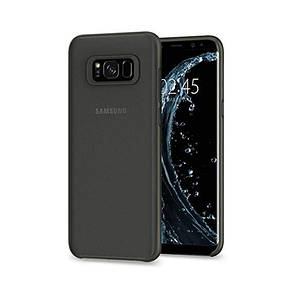 Чохол Spigen для Samsung Galaxy S8 Plus Air Skin, Black (571CS21678), фото 1