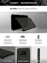 Чохол Spigen для Samsung Galaxy S8 Plus Air Skin, Black (571CS21678), фото 5