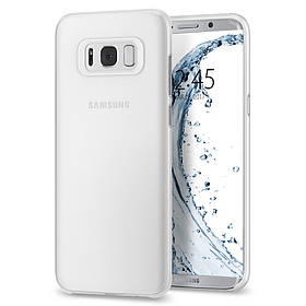 Чохол Spigen для Samsung Galaxy S8 Plus Air Skin, Soft Clear (571CS21679)